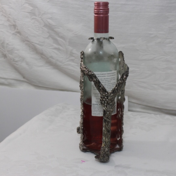 Davco Silver Vintage Wine Bottle Holder - Picture 4 of 4